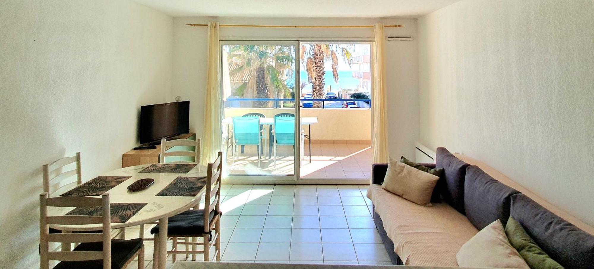 T2 Ecume Vue Mer Terrasse Parking Palavas-les-Flots Exterior photo